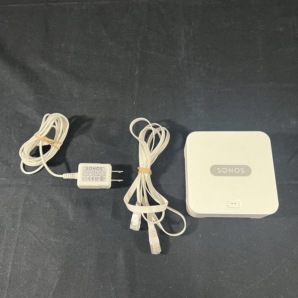 Sonos BRIDGE BR100 Wireless HiFi System - White BRIDGUS1 - with Power Supply